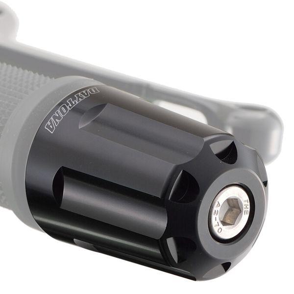 デイトナ DAYTONA 17270 デイトナ バイク用 バーエンド アルミビレット ヘビーウエイト リボルバー カワサキ M8タイプ ZRX1200