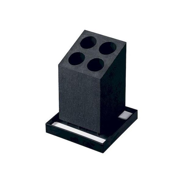 ZAV5202 珪藻土 アンブレラスタンド 4本斜め ブラック HO1958