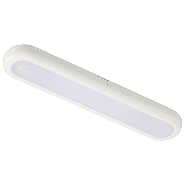 オーム電機 NIT-BLA6J300-WN LEDナイトライト 明暗・人感センサー式／200lm／単3形×6本使用／昼白色／ホワイト NIT－BLA6J300－WN NITBLA6J300WN