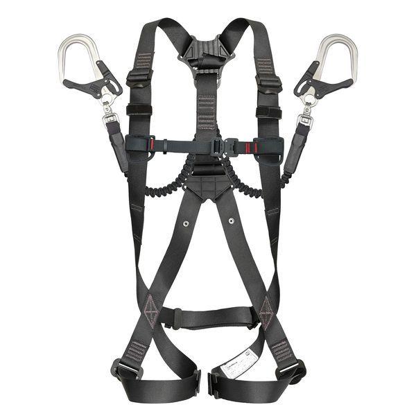 TJMデザイン（タジマ） A1GSMJRWL8BK ハーネスGS サイズM 黒 蛇腹ダブルL8セット