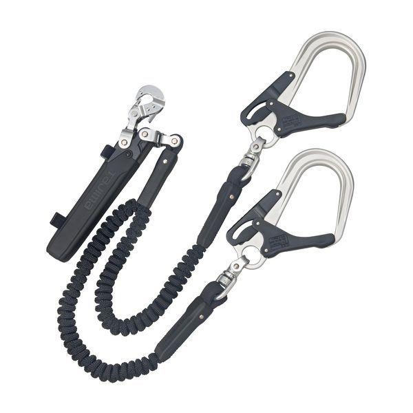 TJMデザイン（タジマ） A1JR150WL8BK ハーネス用ランヤード ジャバラダブルＬ８