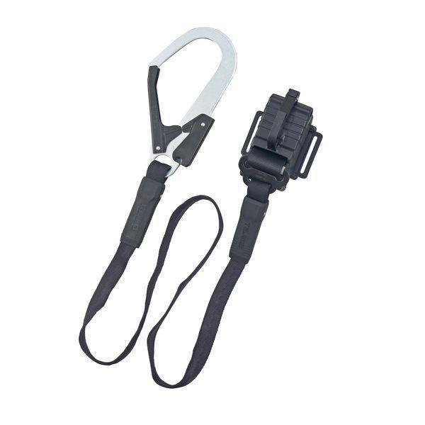 TJMデザイン（タジマ） B1FR150TL1BK 胴ベルト用ランヤード ヒラロープ縦型Ｌ１