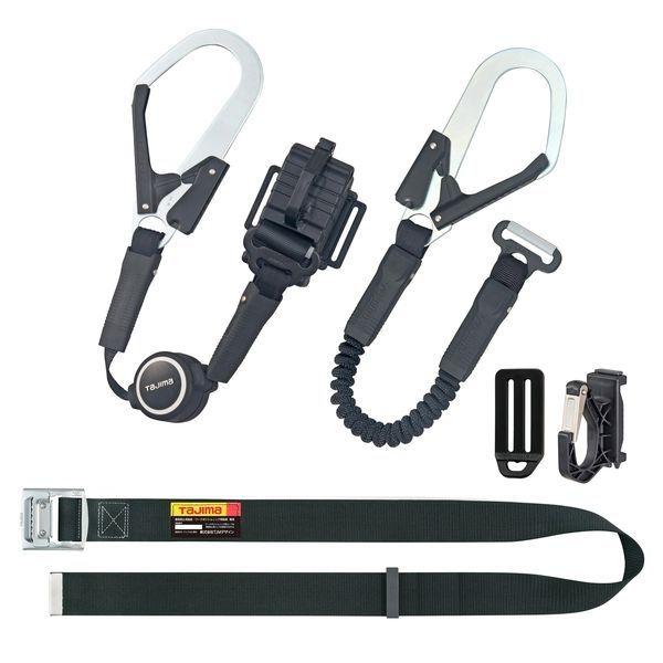 TJMデザイン（タジマ） B1SLERTL1WBK 胴ベルト用 ＥＲ１５０縦型Ｌ１ダブル スチールベルトＬセット