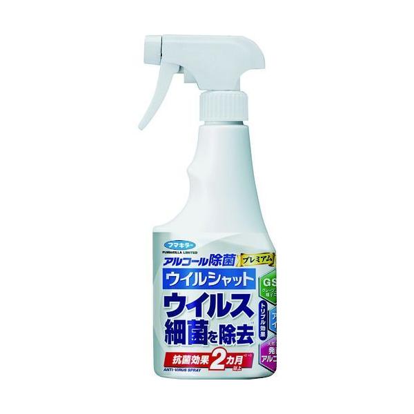 他サイト： あすつく対応 「直送」 4902424444889 アルコール除菌プレミアム ウイルシャット２５０ｍｌの商品画像