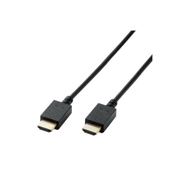 エレコム ELECOM CAC-HDPS10BK HDMIケーブル プレミアム 1m 4K対応 高速 ノイズ耐性 イーサネット対応ブラック CACHD