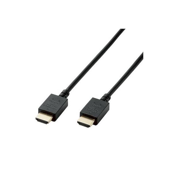 エレコム ELECOM CAC-HDPY15BK HDMIケーブル プレミアム 1．5m 4K対応 やわらか 小型コネクタ 高速 高画質 イーサネット