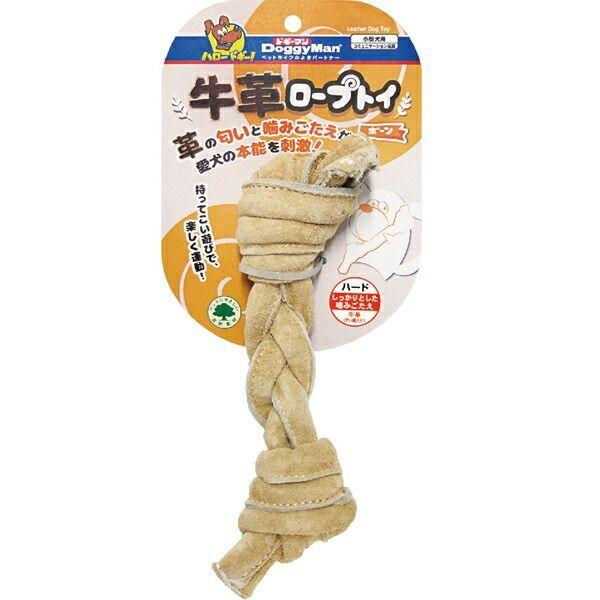 ドギーマン 牛革ロープトイ ボーン(1コ入)