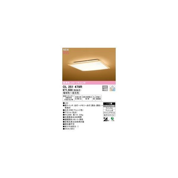 オーデリック ODELIC OL251479R LEDシーリングライト