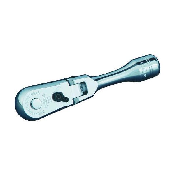 KTC 京都機械工具 NBRC390FS ９．５ｓｑ．ショートフレックスラチェットハンドル