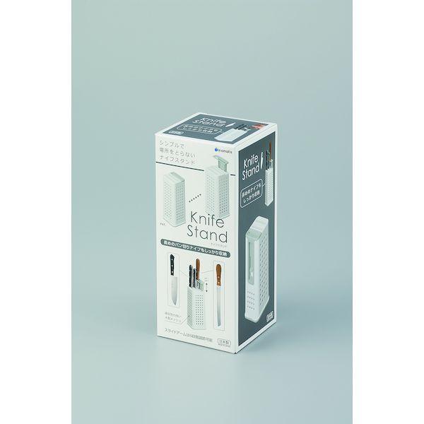 他サイト： イノマタ化学 4905596040064 ナイフスタンド ホワイト #400【キャンセル不可】の商品画像