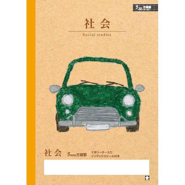 サクラクレパス NP46 サクラ学習帳 方眼罫5ミリ 社会