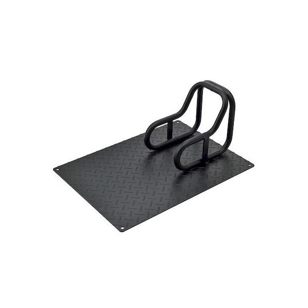 デイトナ DAYTONA 20055 バイク用 駐輪プレート 430×590mm 耐久性高い2コート塗装 U字／チェーンロック対応 ストロンガーパーキ