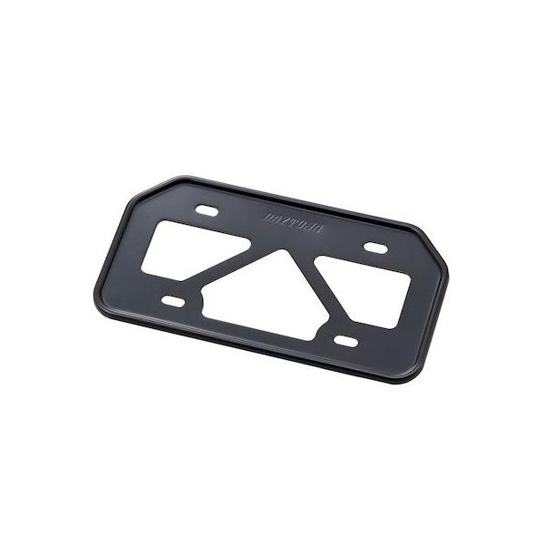 デイトナ DAYTONA 17655 バイク用 ナンバープレートホルダー 125cc以下 山型 原付用 ブラック 軽量型