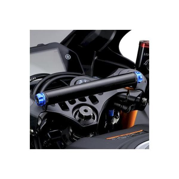 デイトナ DAYTONA 17859 バイク用 クランプバー YZF－R25／YZF－R3 19～20 専用 マルチバーホルダー ブルー