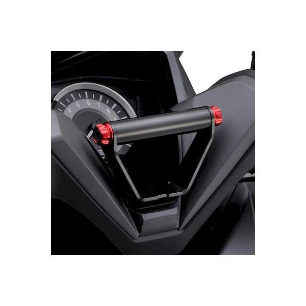 デイトナ DAYTONA 17863 バイク用 クランプバー FORZA専用 マルチバーホルダー レッド