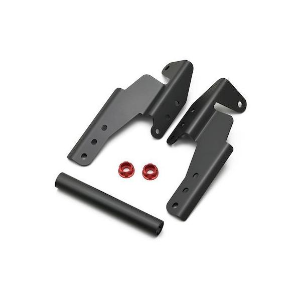 デイトナ DAYTONA 17864 バイク用 スクリーン クランプバー Vストローム250専用 スクリーンオフセットブラケット レッド