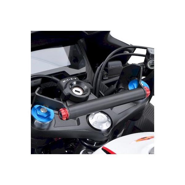デイトナ DAYTONA 17865 バイク用 クランプバー CBR400R専用 マルチバーホルダー レッド