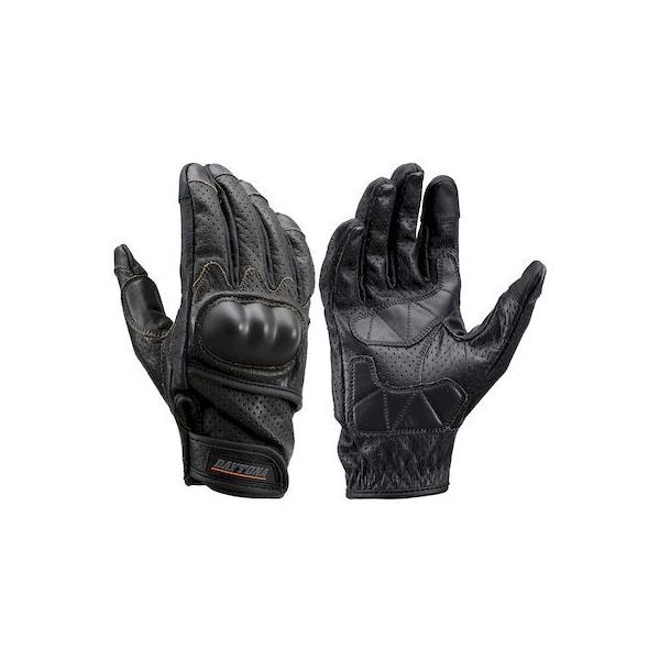 デイトナ DAYTONA 18914 バイク用 グローブ XLサイズ ブラック カウレザー パンチングメッシュ プロテクト タッチパネル対応 春夏秋