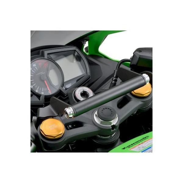 デイトナ DAYTONA 19256 バイク用 クランプバー Ninja ZX－25R／SE専用 マルチバーホルダー アッシュシルバー