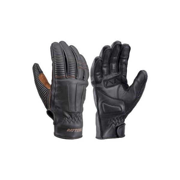 デイトナ DAYTONA 19498 バイク用 グローブ Lサイズ ブラウン ゴートスキン タッチパネル対応 春夏秋 本革 ヴィンテージライン HBG