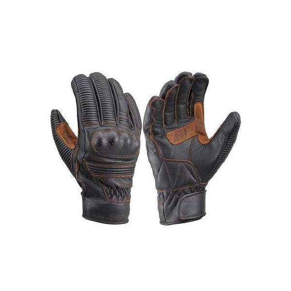 デイトナ DAYTONA 19548 バイク用 グローブ XLサイズ ブラウン ゴートスキン ハードプロテクター タッチパネル対応 春夏秋 本革 ヴィ