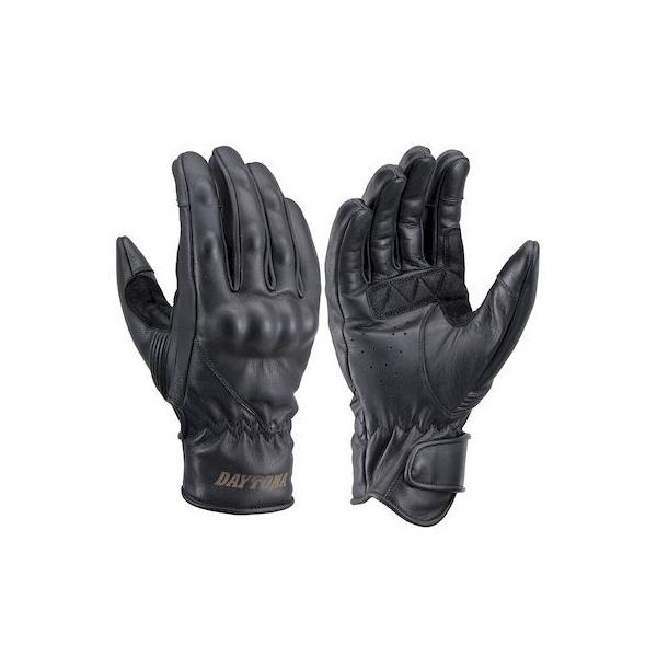 デイトナ DAYTONA 19563 バイク用 グローブ XLサイズ ブラック ゴートスキン ソフトプロテクター タッチパネル対応 春夏秋 本革 ヴィ