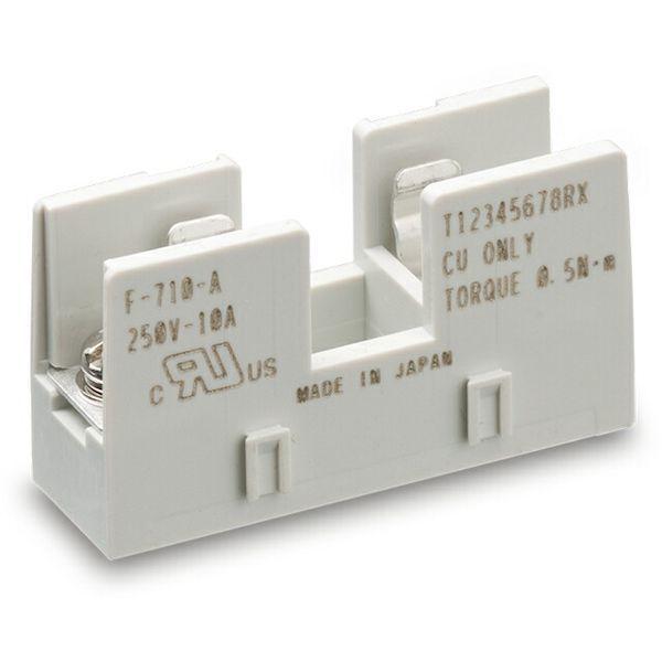 サトーパーツ F-710-A ヒューズホルダー ヒューズサイズφ5．2x20mm 250V－10A ネジ締付端子 F710A