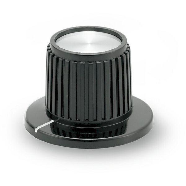 サトーパーツ K-1-A ツマミ φ22．5 黒 K1A