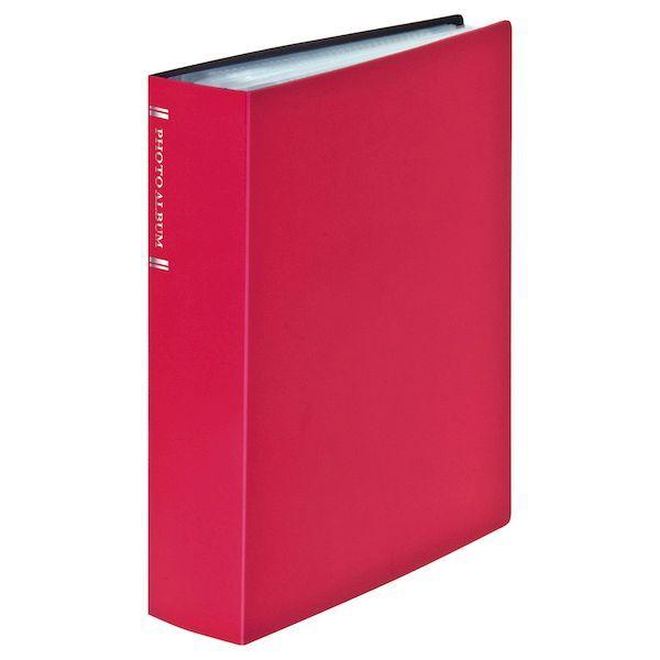 ナカバヤシ CTPL-240-PK/N 超透明ポケットアルバムL判248枚／ピンク CTPL240PK/N