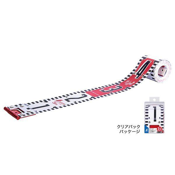 シンワ測定 77232 ロッドテープ 巾60mm 3m クリアーパック