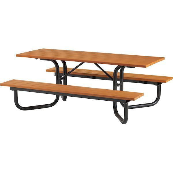 モリマーキンキ RB-1508K‐EMウッド 直送 代引不可 再生木材テーブルベンチ ユニバーサルデザインタイプ EMウッドタイプ RB1508K‐EMウッド