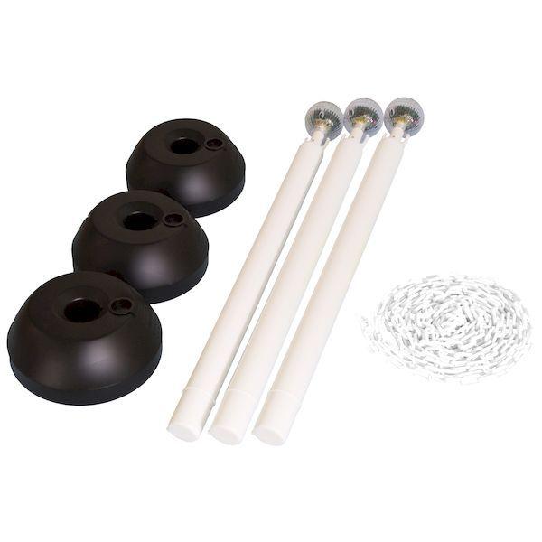 直送 代引不可・他メーカー同梱不可 ミツギロン 4978684092245 SF－78－3PW LEDチェーンスタンド3本組