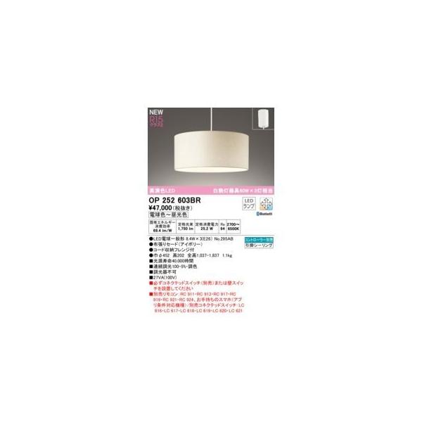 オーデリック ODELIC OP252603BR ランプ別梱包