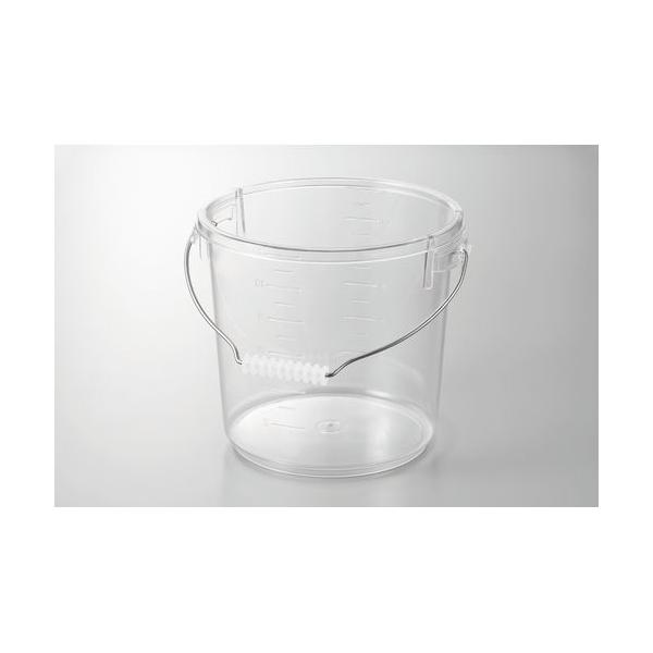 【1個入】4976391043147 エンテック PO－15Aポリカバケツ12．7L本体 透明