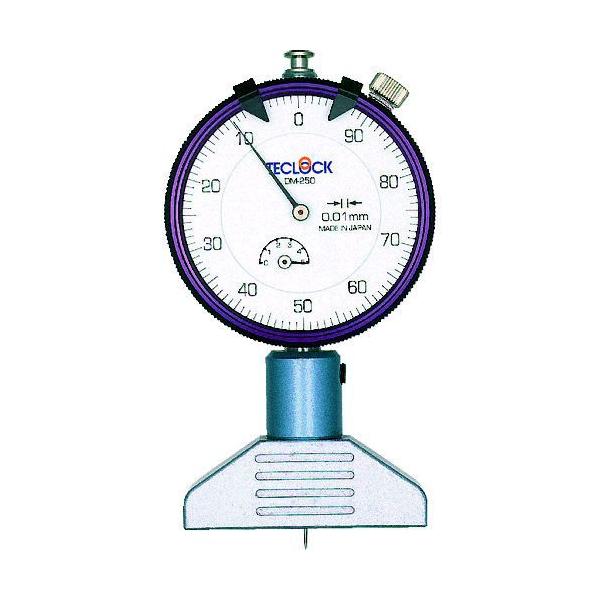 テクロック DM-250 ダイヤルデプスゲージ　測定範囲０～５ｍｍ DM250