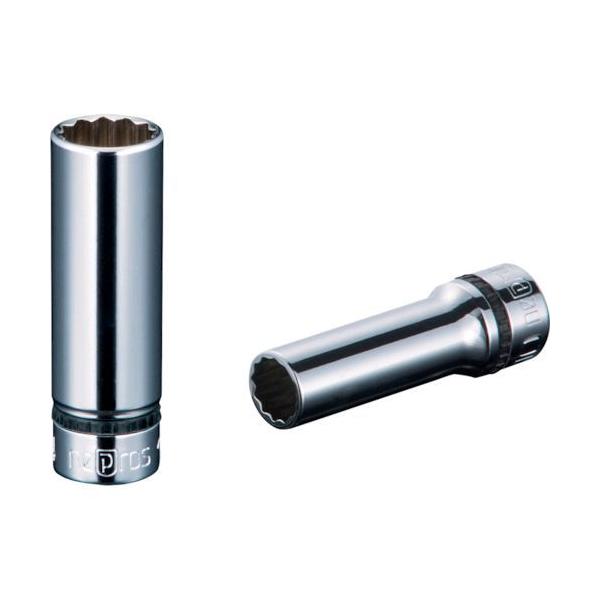 ネプロス　インチ NB3L-3/4W ９．５ｓｑ．ディープソケット 十二角 対辺寸法３／４ｉｎｃｈ 全長６０ｍｍ NB3L34W