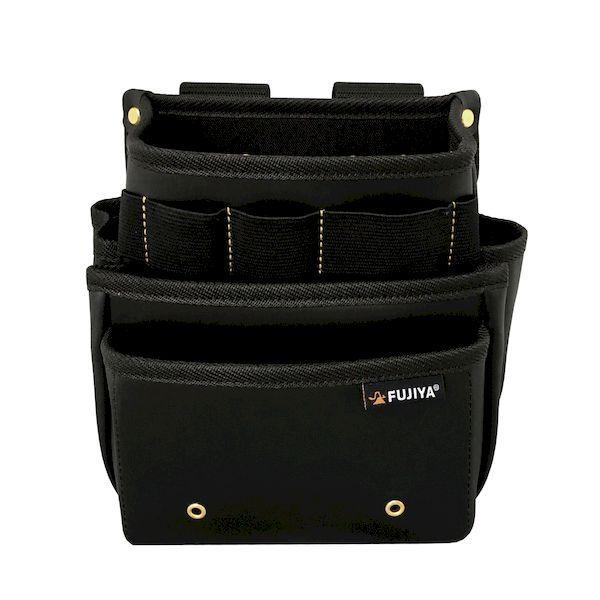 フジ矢 PS-23BG 腰袋スタンダード3段 黒金 PS23BG