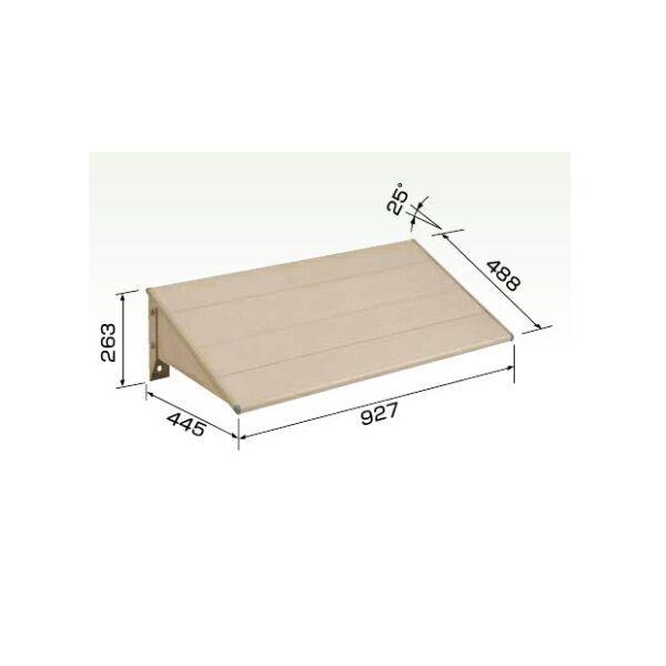 オーケー器材 K-KP6G2 アルミキーパー 壁面用防雪屋根 KKP6G2