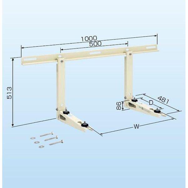 日晴金属 C-KG-L クーラーキャッチャー 壁面用 CKGL