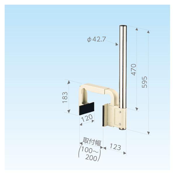 日晴金属 PAX-NT-KU パラボラキャッチャー BS・CSアンテナ取付金具 