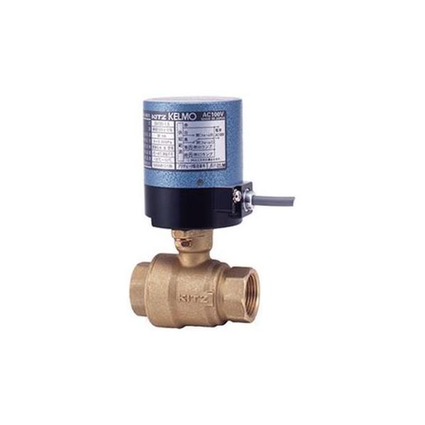 【1個入】 【個人宅配送不可】KITZ キッツ EA100-TFE 15A 直送 代引不可 小型電動 EA型／ON／OFF 黄銅・青銅製ボール EA100－TFE