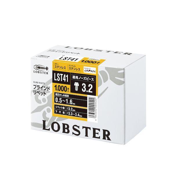 ロブテックス LST41 ブラインドリベット 1000本入