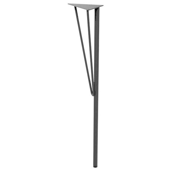 平安伸銅工業 WTK-1 スチールテーブル脚 黒 WTK1