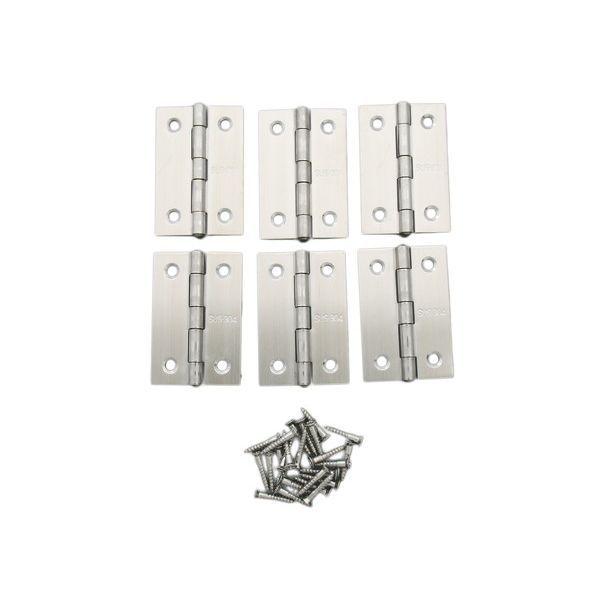 ハイロジック 4960983174937 17493 ステンレス蝶番 51mm 6入