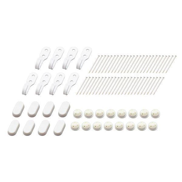 ハイロジック 4960983325339 32533 ピンフック ダブル ホワイト 得用 8入