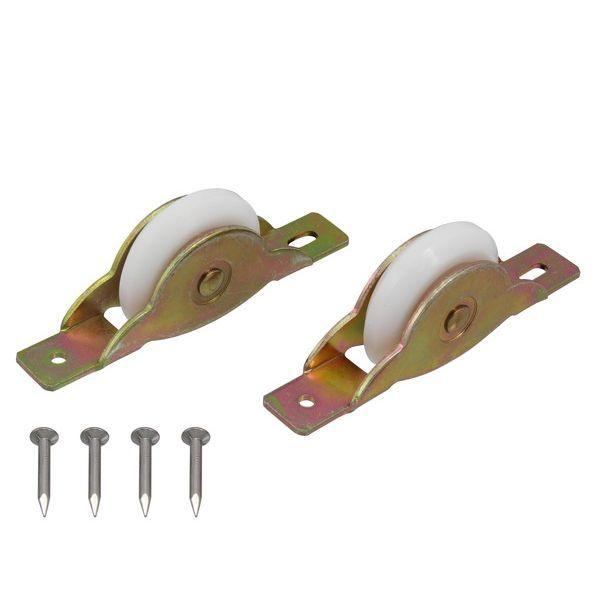 ハイロジック 4960983718032 U-803 Vレ－ル戸車V型鉄枠33mmD 2入