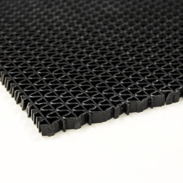 カーボーイ CAR-BOY 4968124216638 水切り安全歩行マット ブラック 900mm×2m