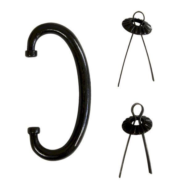 和気産業 VG-316 タンス取手黒色 豆中 VG316