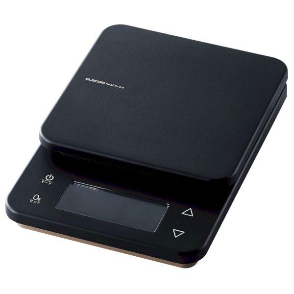 エレコム ELECOM HCS-KSA02BK キッチンスケール デジタルスケール 計量器 はかり 最大3kg 0．5g単位 バックライト付き ブラッ