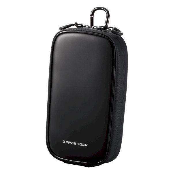 エレコム ELECOM P-05CZ2BK スマホポーチ 2台収納 Lサイズ 3Way 腰ベルトループ ショルダーベルトループ カラビナフック ブラッ